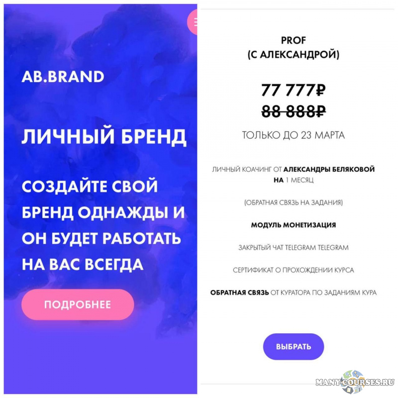 AB.Agency / Александра Белякова - Ab.Brand курс. Тариф - Prof (2021)