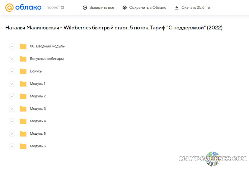 Наталья Малиновская - Wildberries быстрый старт. 5 поток. Тариф "С поддержкой" (2022)
