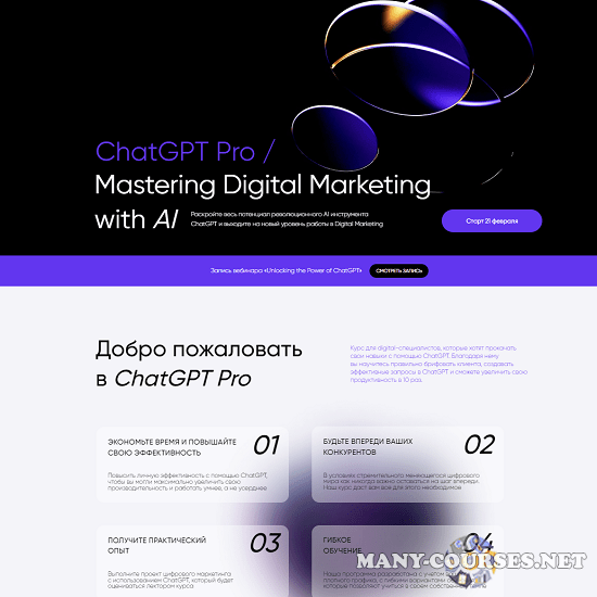 Иван Матвеев / Targetorium - ChatGPT Pro / Mastering Digital Marketing with AI. Тариф STANDART