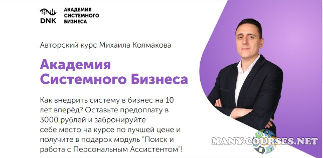 Михаил Колмаков - Академия системного бизнеса. Тариф Руководитель