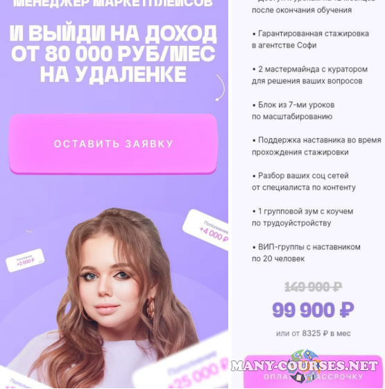 Софи Азарова - Менеджер маркетплейсов. Тариф Премиум (2023)