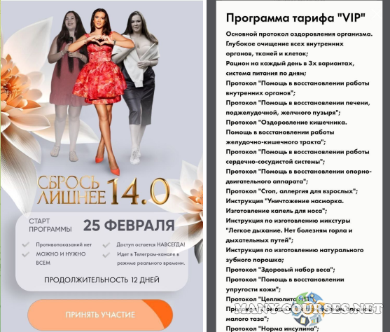 Алена Ковальчук - Сбрось лишнее 14.0 Тариф VIP (2024)