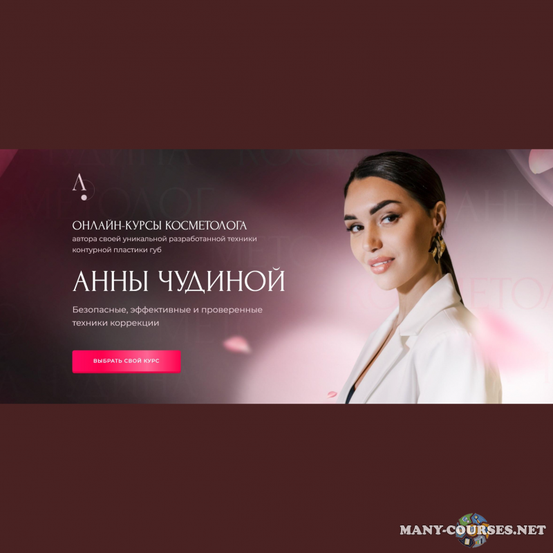 Анна Чудина - Онлайн-курсы косметолога. Онлайн-школа инъекционной косметологии (2024)